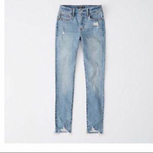 Low rise ankle jeans